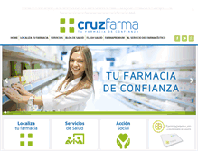 Tablet Screenshot of cruzfarma.com